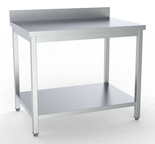 700 Arbeitstisch mit Grundboden aus Edelstahl, 1600 x 700 x 850 mm
