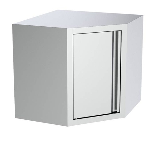 700 Wandschrank Ecke aus Edelstahl, 700 x 700 x 660 mm