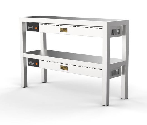 Aufsatzbord Keramisch aus Edelstahl, 250 W, 1200 x 300 x 650 mm