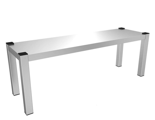 Aufsatzbord 1 Stufig aus Edelstahl, 1200 x 300 x 350 mm
