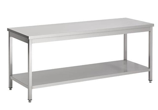 700 Arbeitstisch aus Edelstahl, 600 x 700 x 600 mm