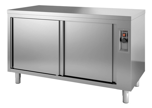 600 Wärmeschrank 2000 aus Edelstahl, 2000 x 600 x 850 mm