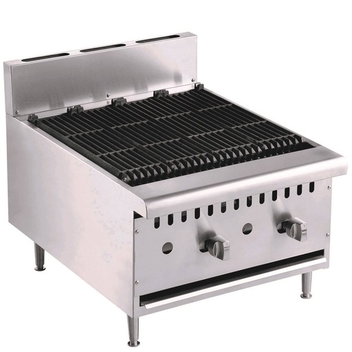 Gaslavasteingrill 2 Brenner, 615 x 800 x 590 mm