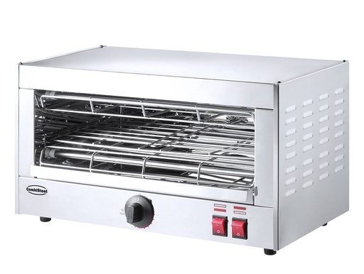 Salamander Toaster 1 aus Edelstahl, 490 x 250 x 280 mm