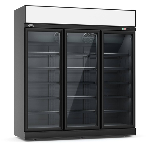 Kühlschrank 3, 1880 x 710 x 2092 mm, 1530 L, schwarz