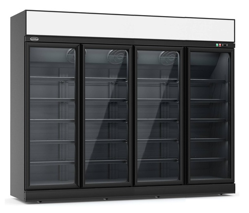 Kühlschrank 4, 2508 x 710 x 2092 mm, 2060 L, schwarz