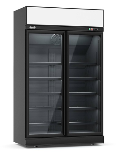 Tiefkühlschrank 2, 1253 x 710 x 2092 mm, 960 L, schwarz