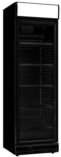 Kühlschrank 1 Glastür, 595 x 620 x 2000 mm, schwarz