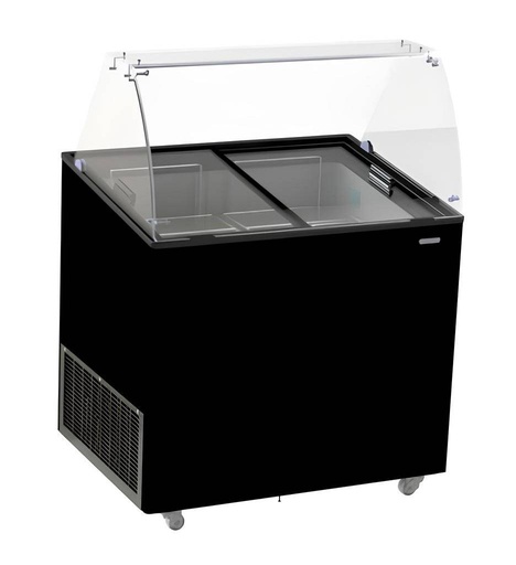 Speiseisvitrine Corsica SchwarzLT, 909 x 684 x 1229 mm