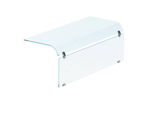 Aufsatzbord mit Einseitig aus Glas, 1650 x 515 x 420 mm