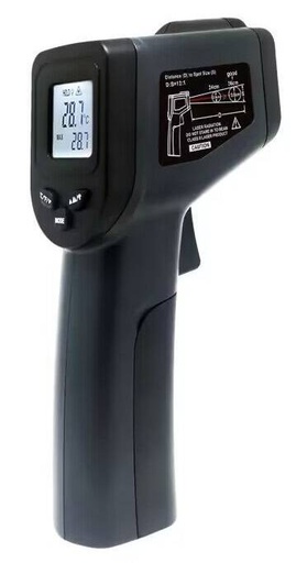 Infrarot-Thermometer aus Kunststoff, blau