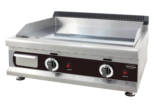 Gas Grillplatte Chrom aus Edelstahl, 800 x 575 x 365 mm