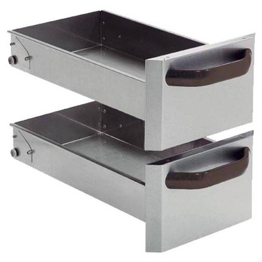 KBS Ready 700 Schubladen 2 Stück GN 2/1 70cm breit für Unterschränke