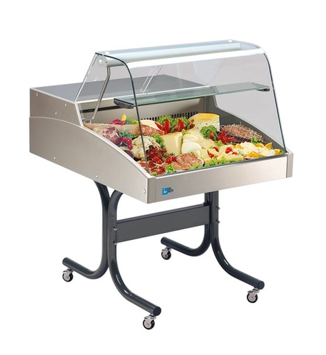 KBS Mehrzweckvitrine Super 2000 mit geradem Glasaufbau