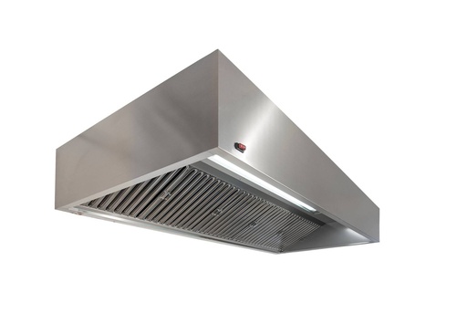 KBS Wandhaube Kubusform 100x110cm Flammschutzfilter Typ F1