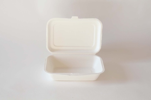 Bagasse Menübox ungeteilt 135x80x60mm Weiß, 1000 Stk.