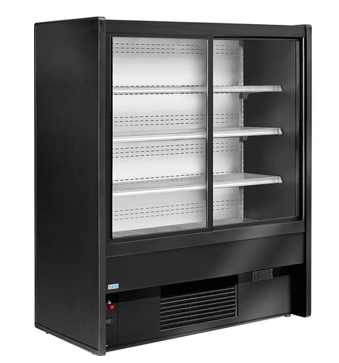 KBS Wandkühlregal Dilara 100 mit Schiebetüren selbstschließend