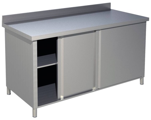 KBS Arbeitsschrank mit Aufkantung B 160cm x T 70cm