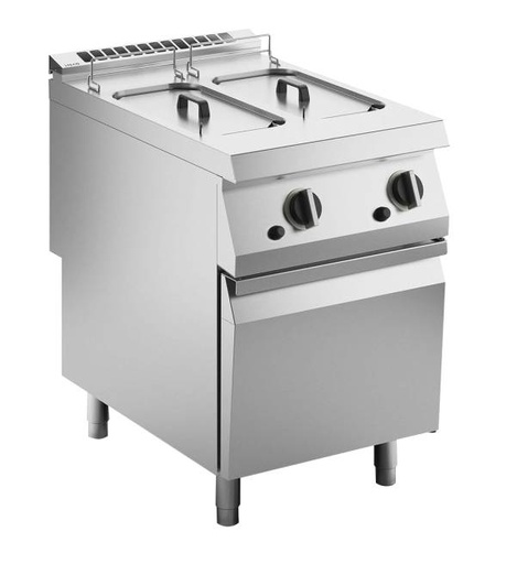 KBS Gas-Fritteuse 2 Becken je 10 L Standgerät 20kW