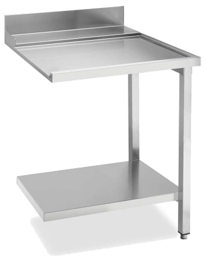 KBS Ablauftisch Breite 70cm mit Grundboden, Anbau rechts