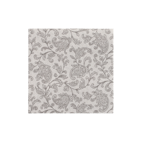 20 Servietten "ROYAL Collection" 1/4-Falz 25 cm x 25 cm grau "Ornaments"