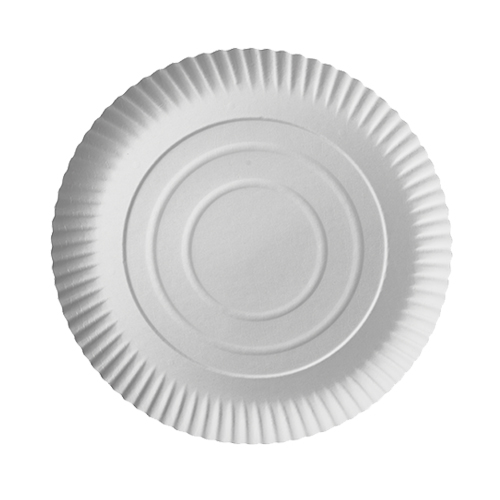 2 x 100 Teller, Pappe "pure" rund Ø 26 cm · 2 cm weiss