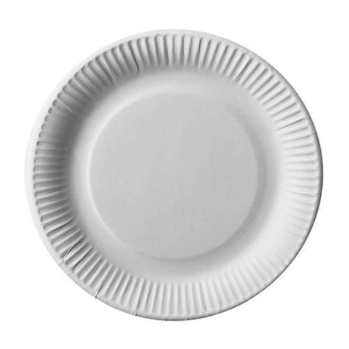6 x 100 Teller, Pappe "pure" rund Ø 23 cm weiss