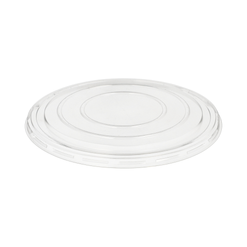 6 x 50 Deckel für Salatschalen, R-PET rund Ø 18 cm · 1,5 cm klar
