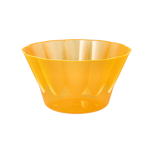 4 x 50 Eis- und Dessertschalen, PS rund 500 ml Ø 13 cm · 7,5 cm orange