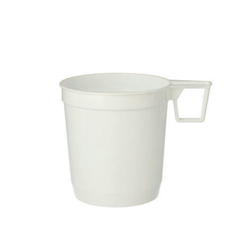 25 x 40 Kaffeetassen, PS 0,25 l Ø 8 cm · 8,5 cm weiss