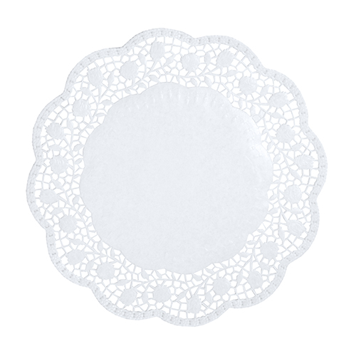 20 x 100 Tortenspitzen rund Ø 30 cm weiss
