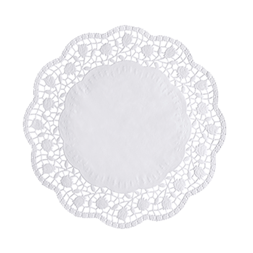 20 x 100 Tortenspitzen rund Ø 28 cm weiss