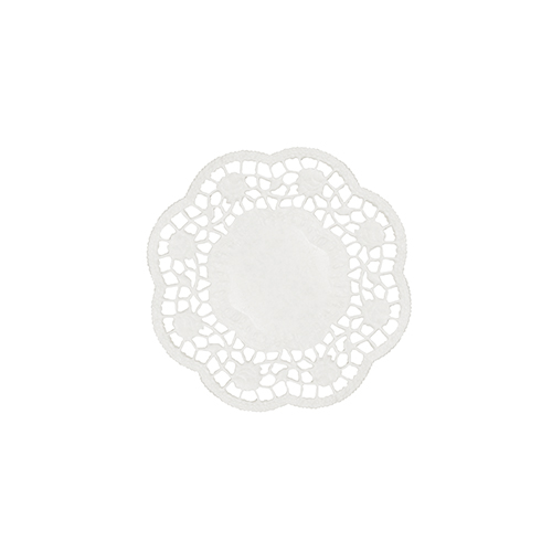 10 x 1000 Teller- und Tassendeckchen rund Ø 10 cm weiss