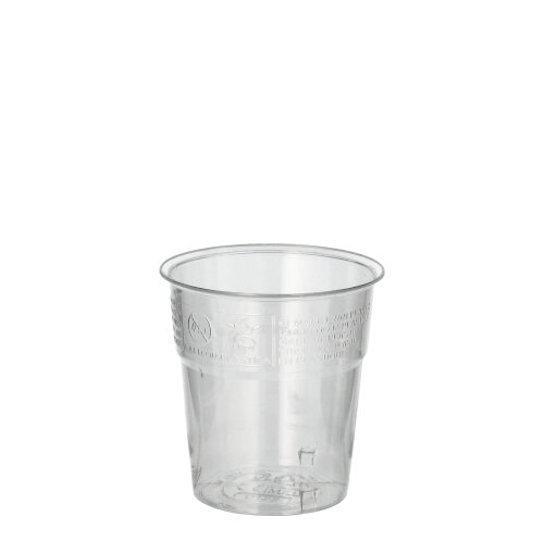 20 x 50 Trinkbecher, PS 0,1 l Ø 6 cm · 6,7 cm glasklar