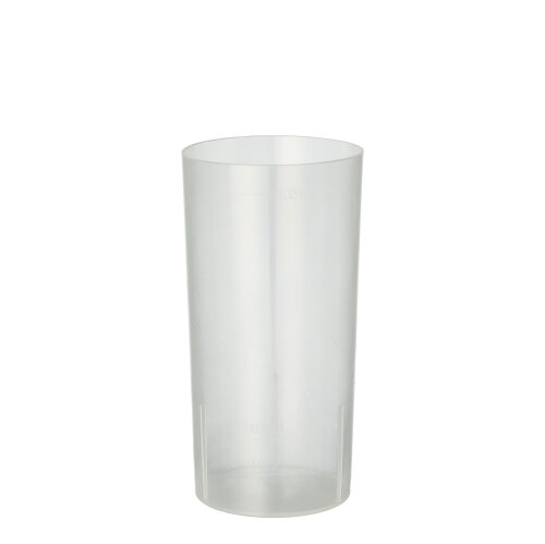 10 Mehrweg-Gläser für Longdrinks PP 0,2 L Ø 5,5 cm · 10,9 cm transluzent unzerbrechlich