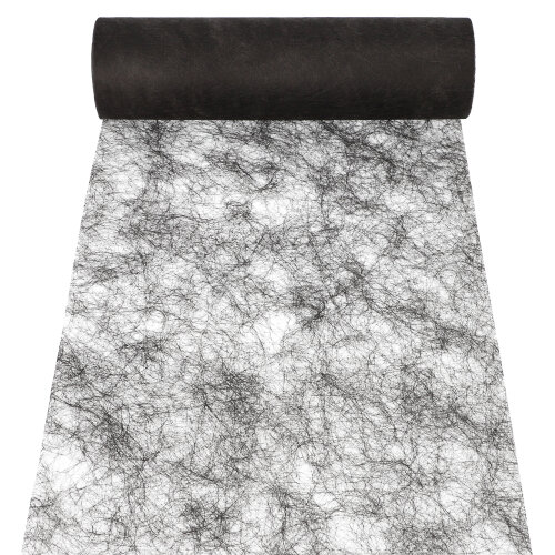 Dekoband "Sizoflor" 25 m x 30 cm schwarz