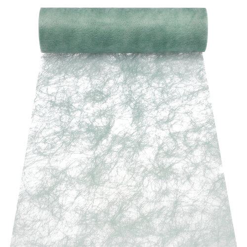Dekoband "Sizoflor" 25 m x 30 cm jadegrün