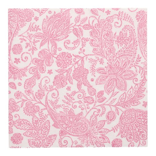 20 Servietten "ROYAL Collection" 1/4-Falz 40 cm x 40 cm fuchsia "Paisley"