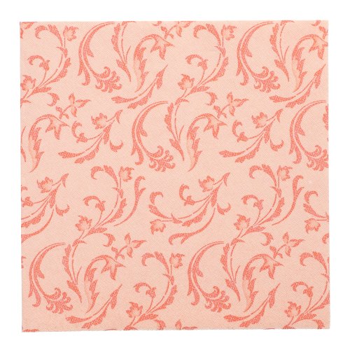20 Servietten "ROYAL Collection" 1/4-Falz 40 cm x 40 cm nektarine "Damascato"