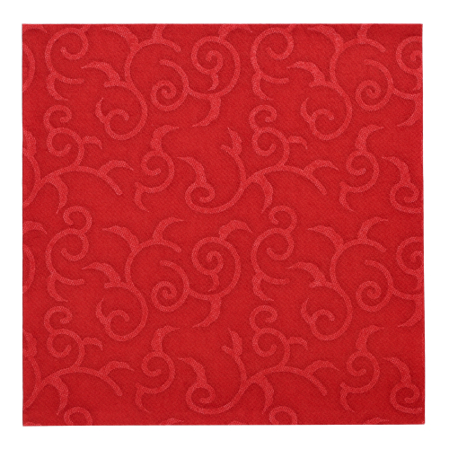 50 Servietten "ROYAL Collection" 1/4-Falz 40 cm x 40 cm bordeaux "Casali"