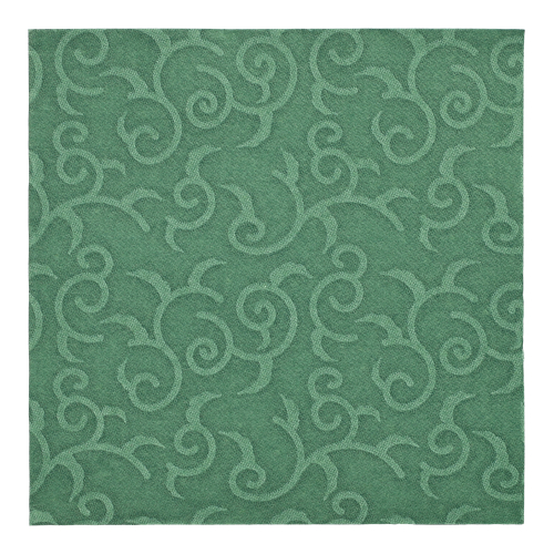 50 Servietten "ROYAL Collection" 1/4-Falz 40 cm x 40 cm dunkelgrün "Casali"