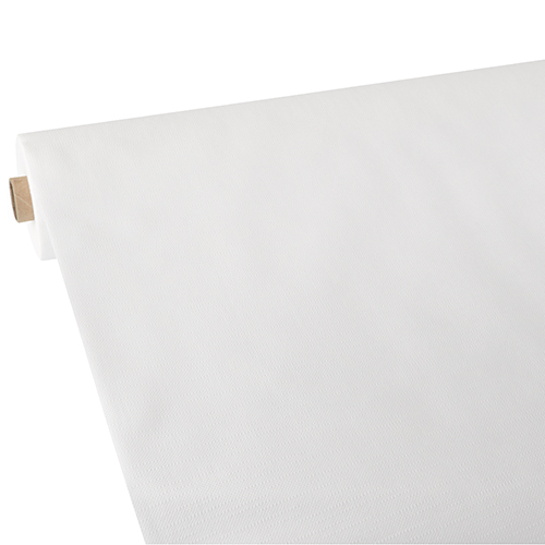 2 x Tischdecke, stoffähnlich, Vlies "soft selection plus" 25 m x 1,18 m weiss