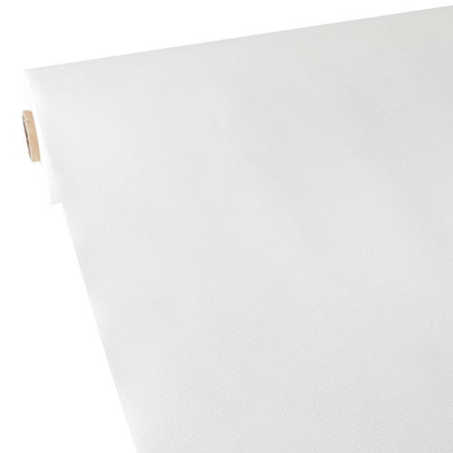 2 x Tischdecke, stoffähnlich, Vlies "soft selection" 40 m x 0,9 m weiss