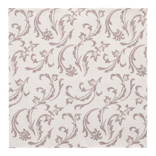 50 Servietten "ROYAL Collection" 1/4-Falz 40 cm x 40 cm braun "Damascato"