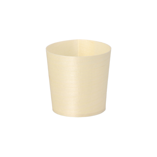50 Fingerfood - Schalen, Holz "pure" rund Ø 4,5 cm · 4,5 cm