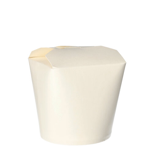 50 Snackboxen "ASIA" rund 750 ml 10,1 cm x 10 cm x 9,1 cm weiss