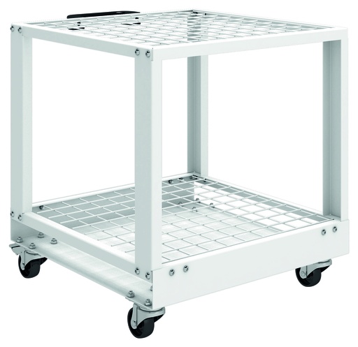 Pizzaschaufel-Trolley aus Stahl pulverbeschichtet, 440 x 440 x 483 mm