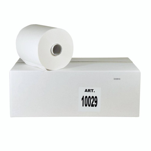 Papierhandtücher Rollenhandtücher Außenabrollung 2-lagig, Zellstoff weiß, 130 m | 6 Rollen