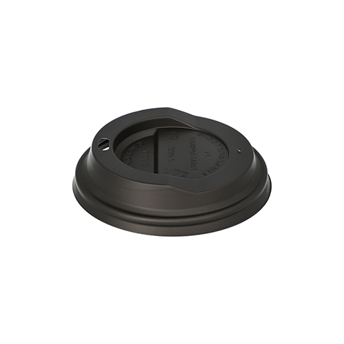 20 x 50 Dom-Deckel, C-PLA rund Ø 9 cm · 2,1 cm schwarz