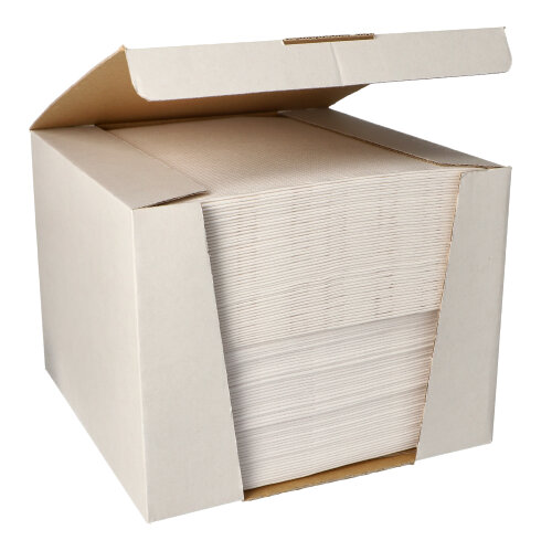 100 Servietten "ROYAL Collection" 1/4-Falz 40 cm x 40 cm weiss